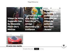 Tablet Screenshot of megamillonarios.com